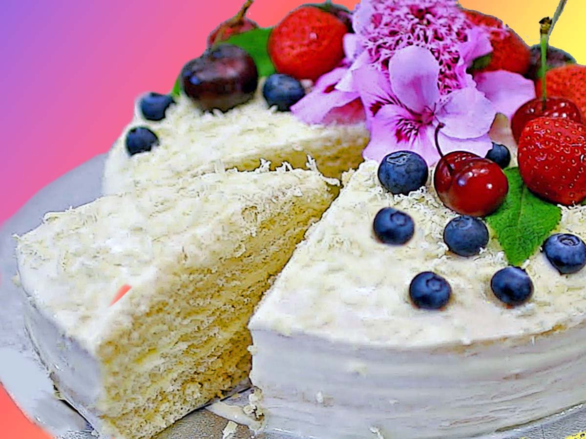 Торт молочная девочка — классический рецепт