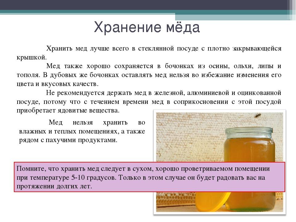Как правильно хранить мед: рекомендации