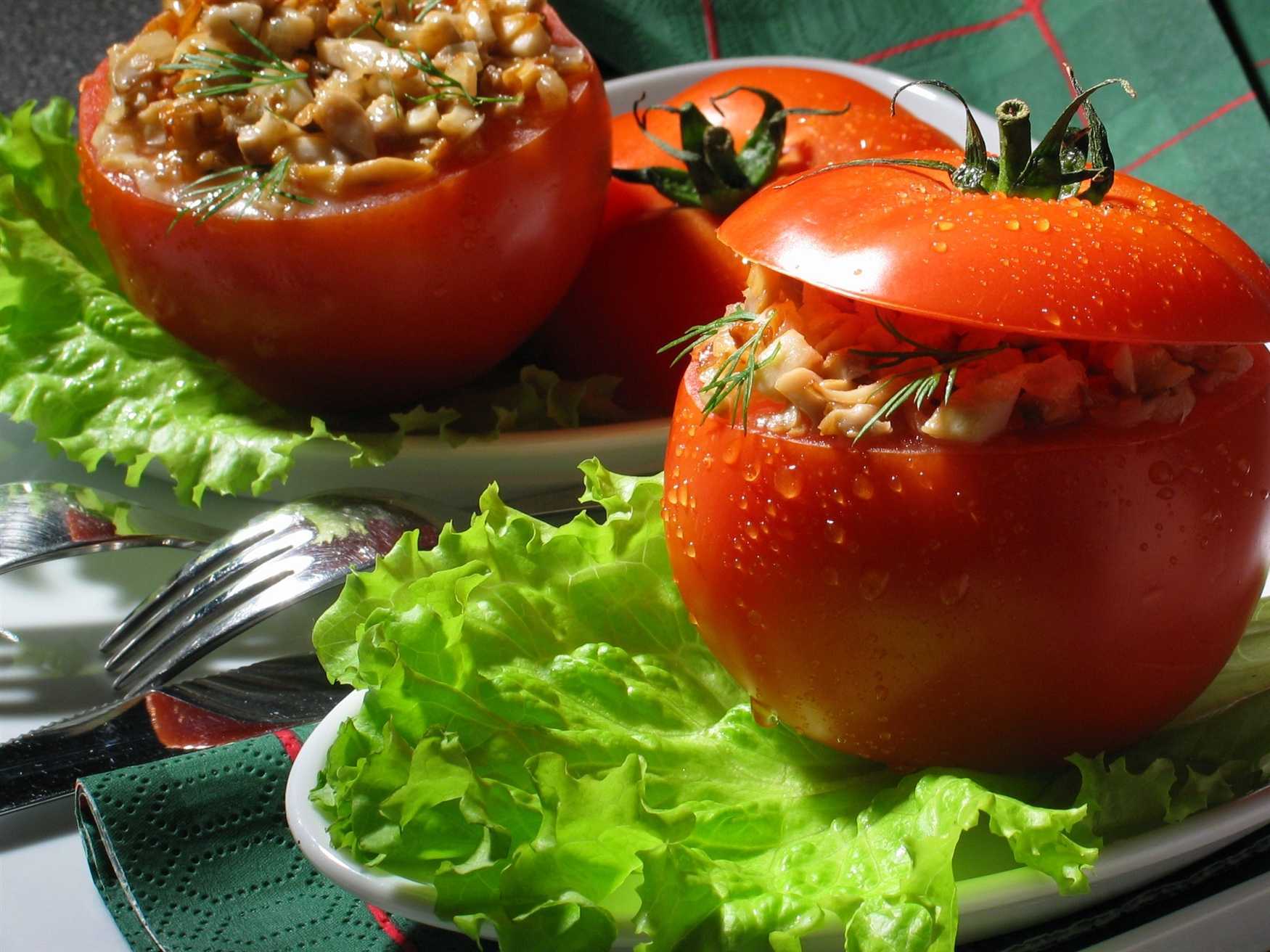 Фаршированные помидоры: 5 фото рецептов - просто и вкусно!