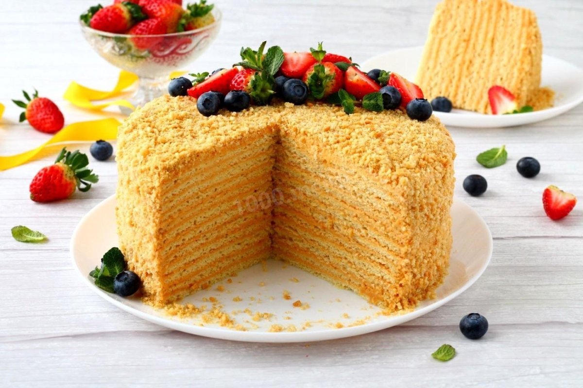 Классический медовик на сметанном креме — самый вкусный рецепт | волшебная eда.ру