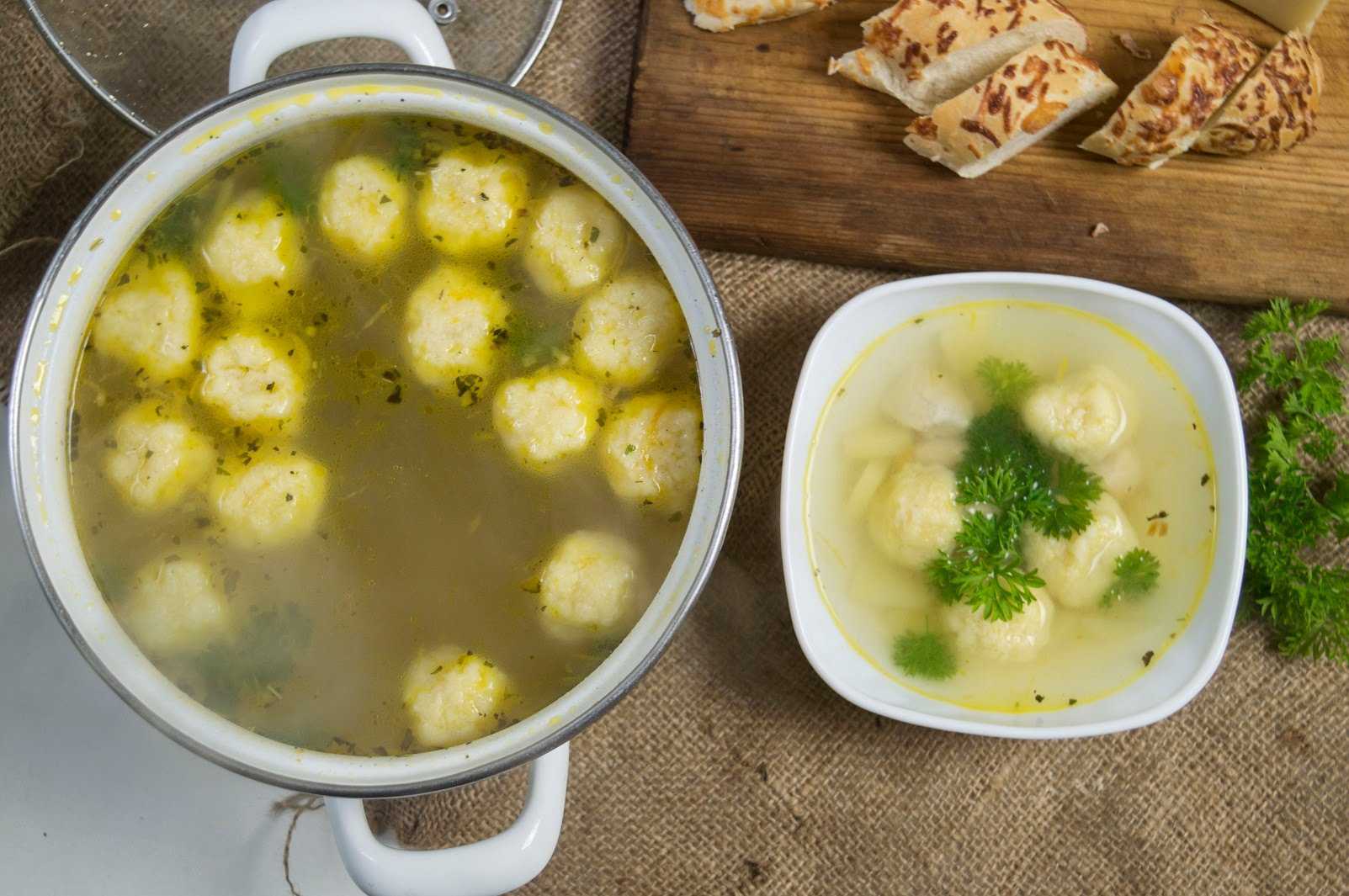 Суп с галушками пошаговый рецепт
