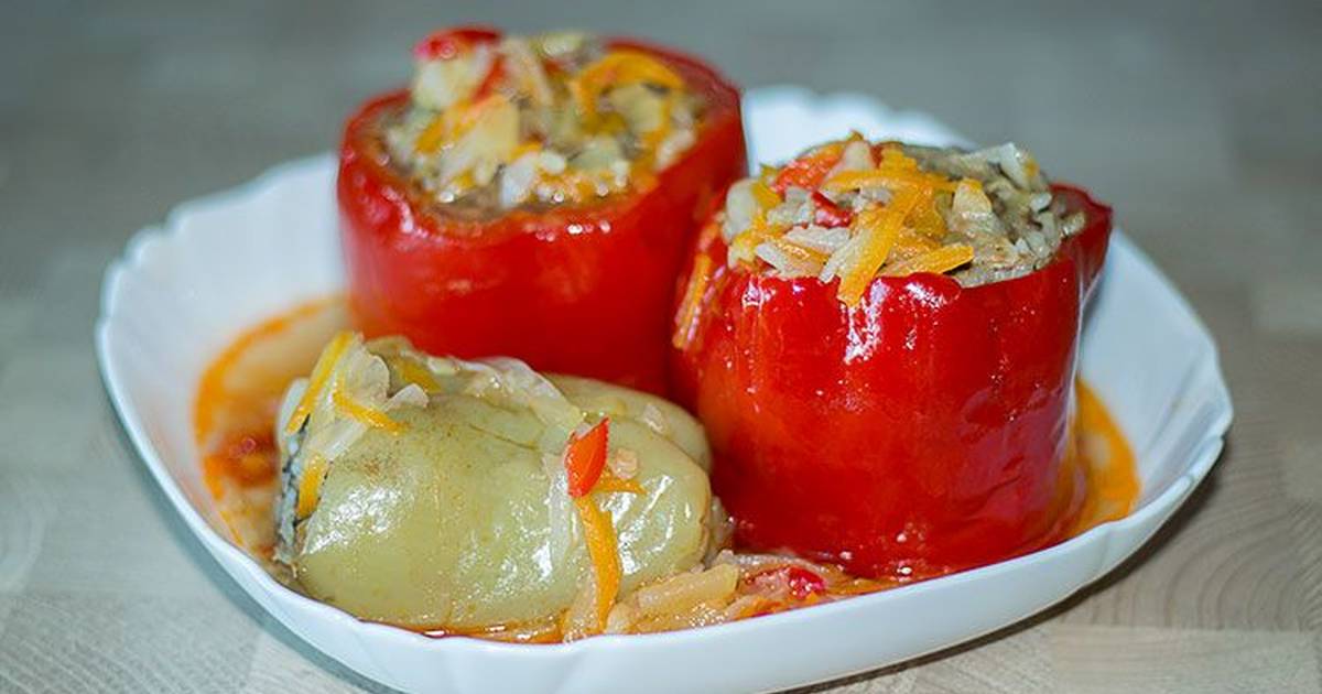 Фаршированный перец самый вкусный рецепт с фаршем в кастрюле